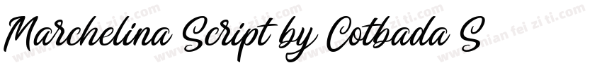 Marchelina Script by Cotbada Studi字体转换